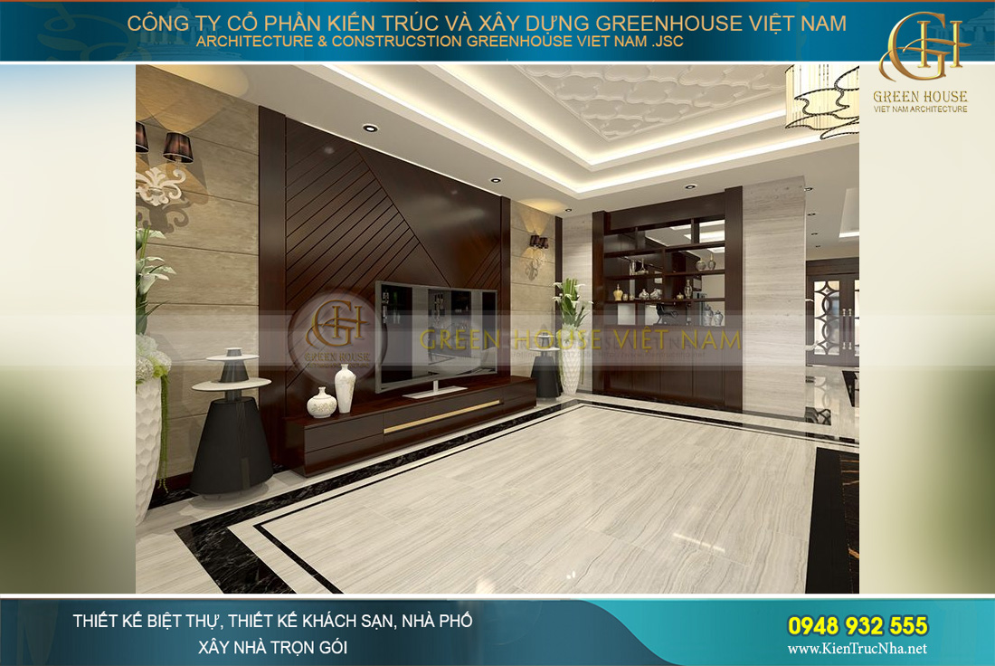 mẫu nội thất biệt thự phố hiện đại