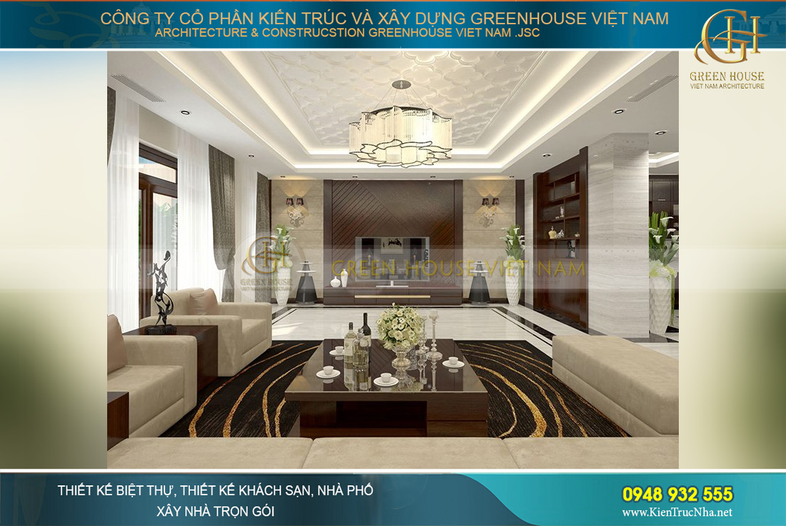 mẫu nội thất biệt thự phố hiện đại