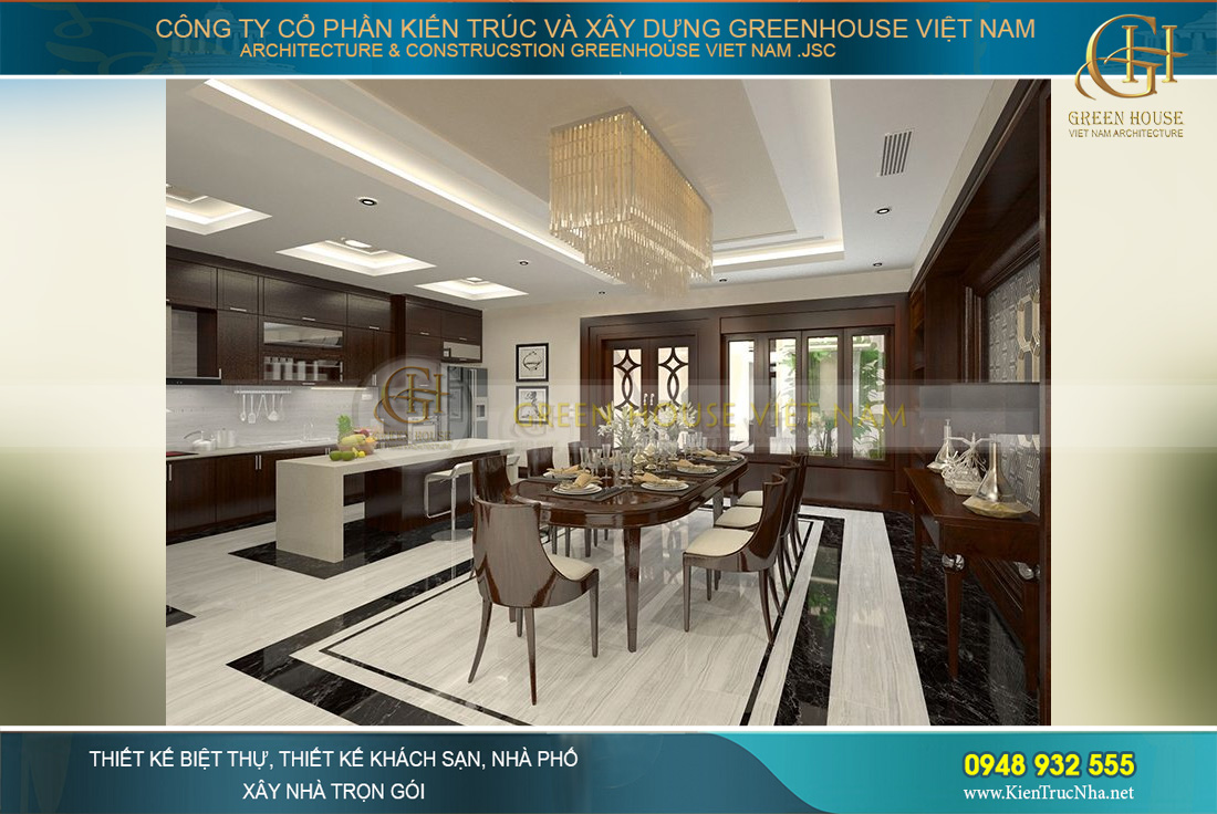 mẫu nội thất biệt thự phố hiện đại