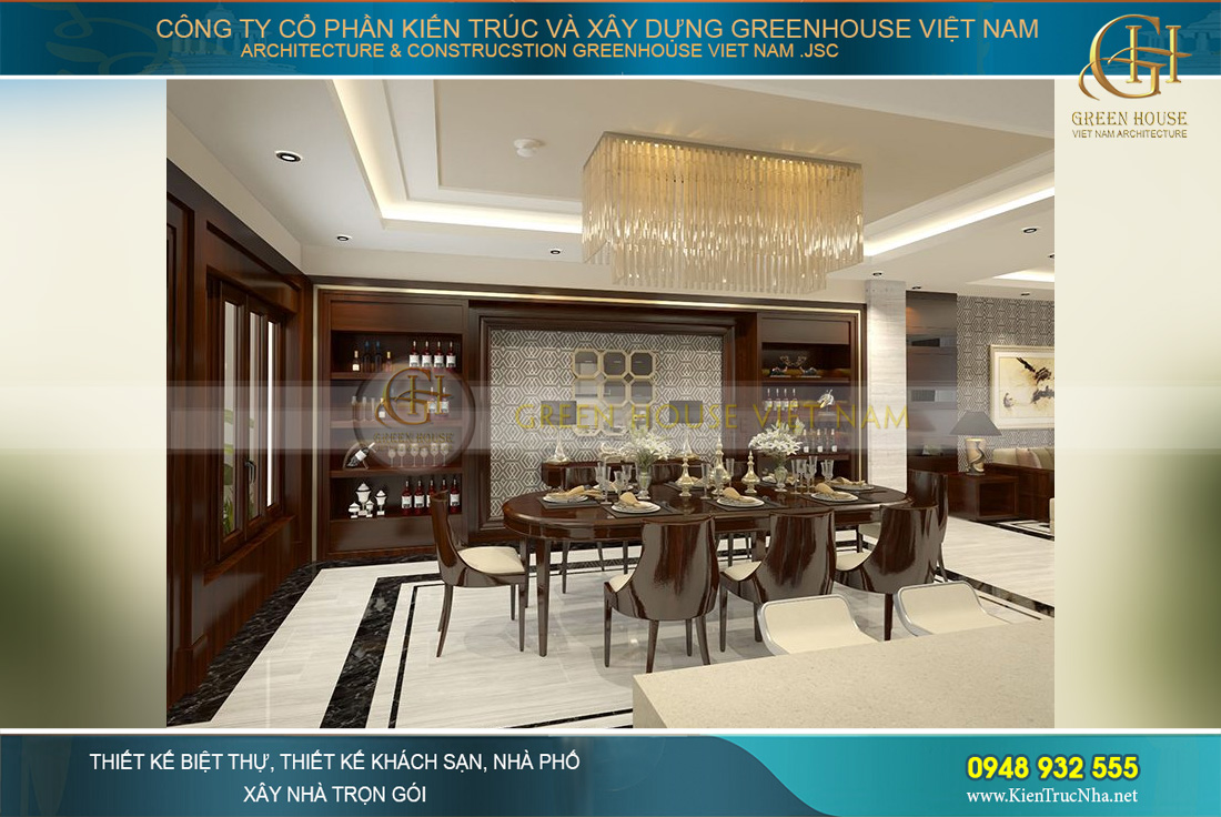 mẫu nội thất biệt thự phố hiện đại