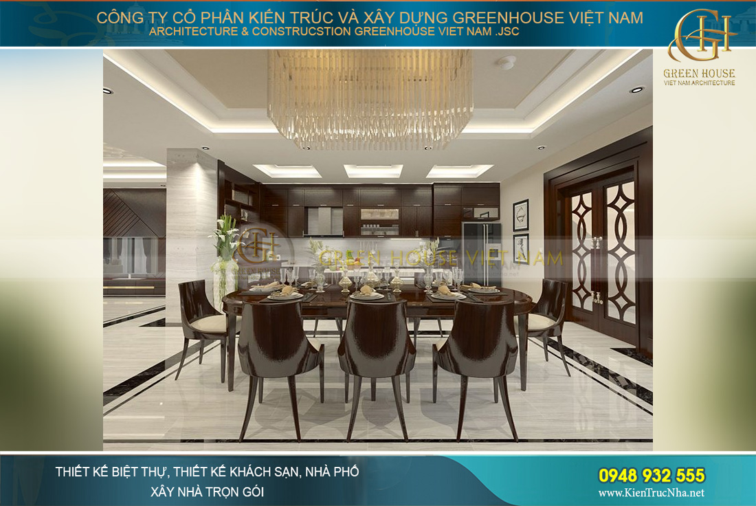 mẫu nội thất biệt thự phố hiện đại