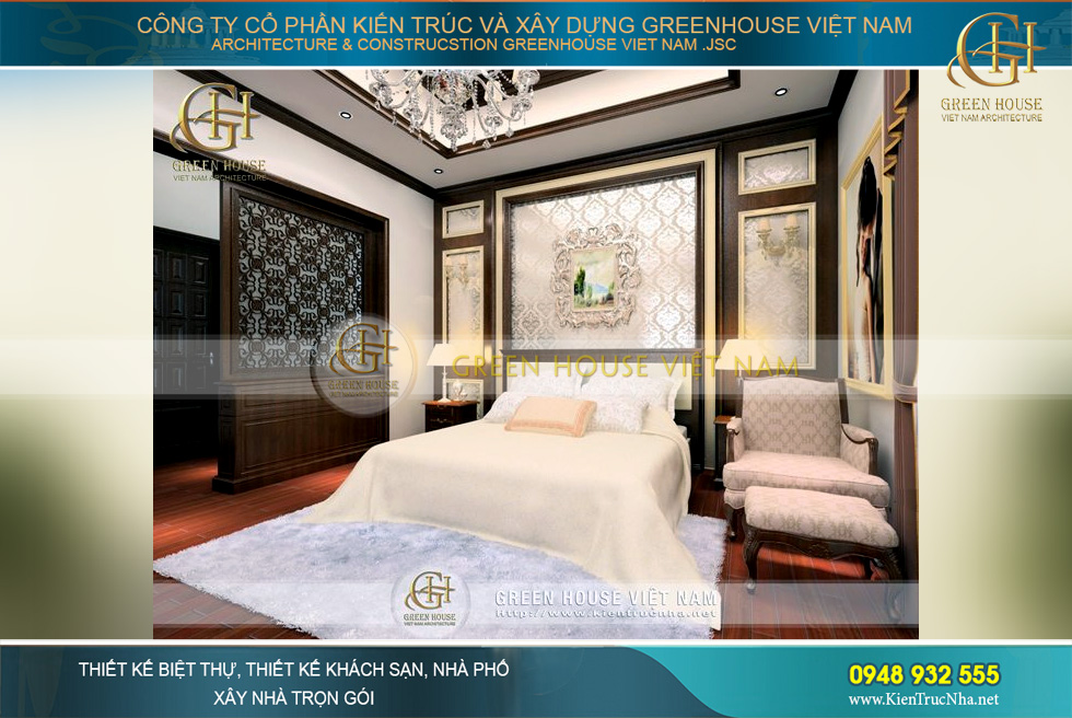 thiết kế nội thất biệt thự tân cổ điển tại hà nội