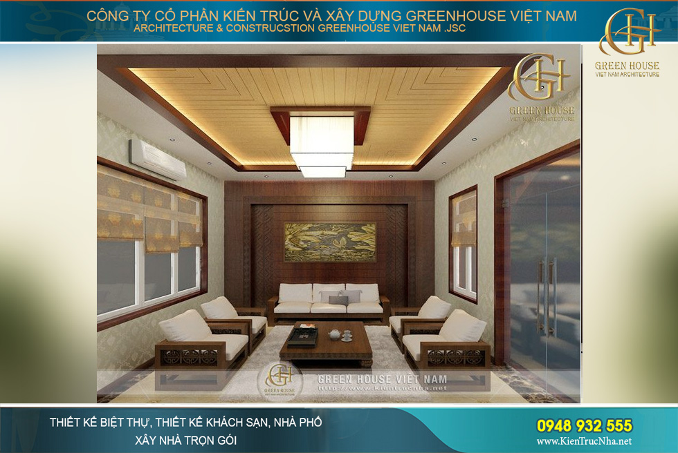 thiết kế nội thất cửa hàng vàng tại bắc giang