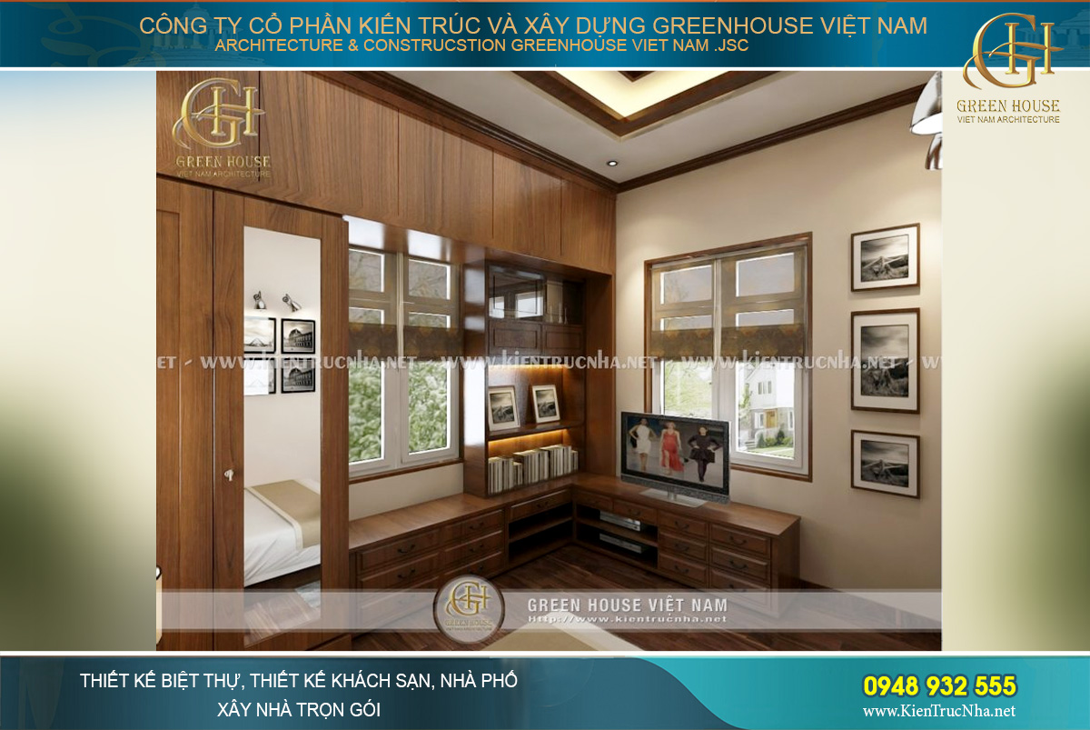 thiết kế nội thất biệt thự á đông