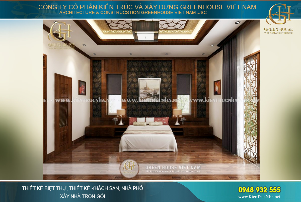thiết kế nội thất biệt thự á đông