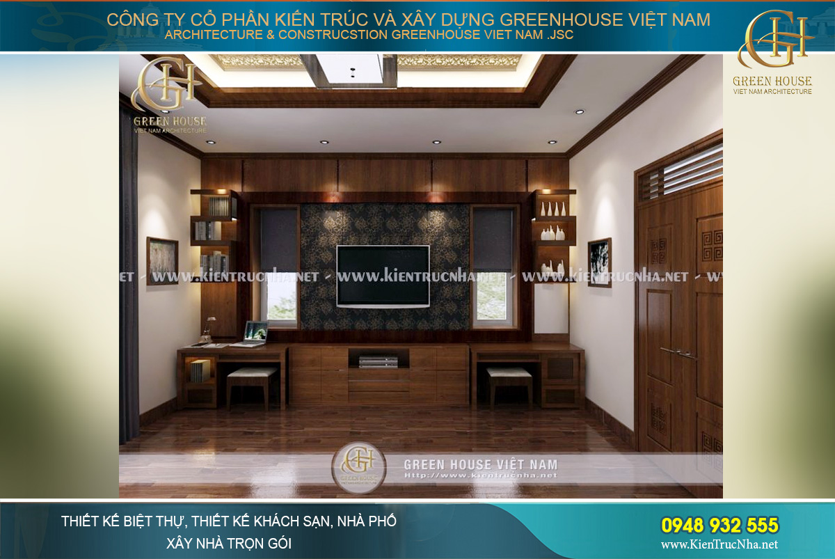 thiết kế nội thất biệt thự á đông