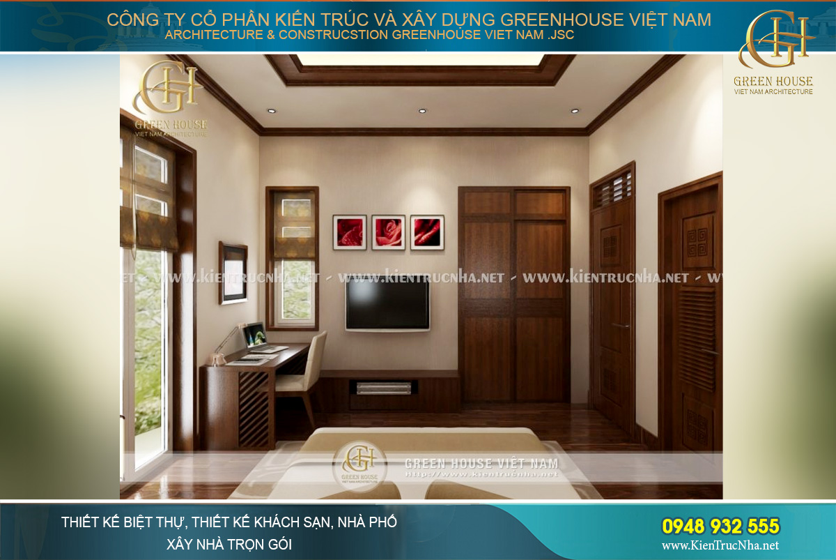 thiết kế nội thất biệt thự á đông