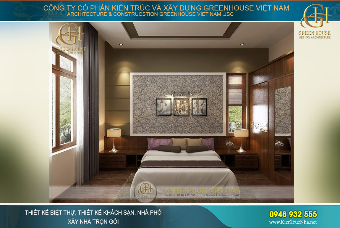 thiết kế nội thất biệt thự hiện đại 4 tầng Hà Nội