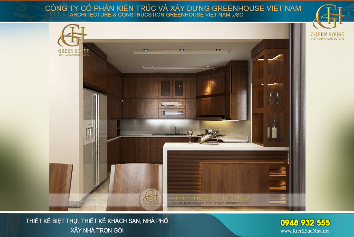 thiết kế nội thất biệt thự hiện đại 4 tầng Hà Nội