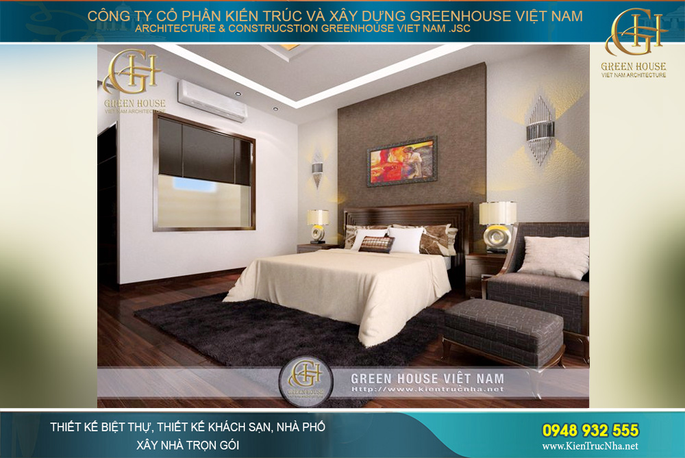 thiết kế nội thất nhà phố hiện đại tại bắc giang