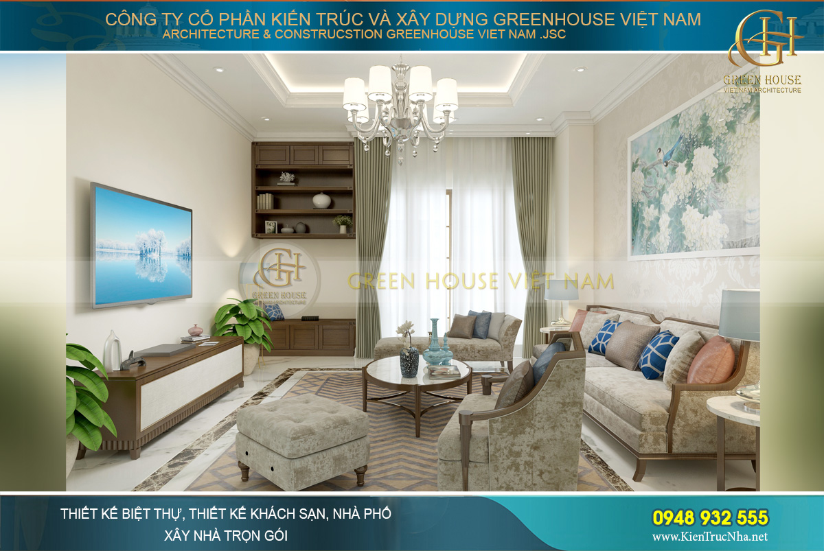 thiết kế nội thất nhà phố 4 tầng