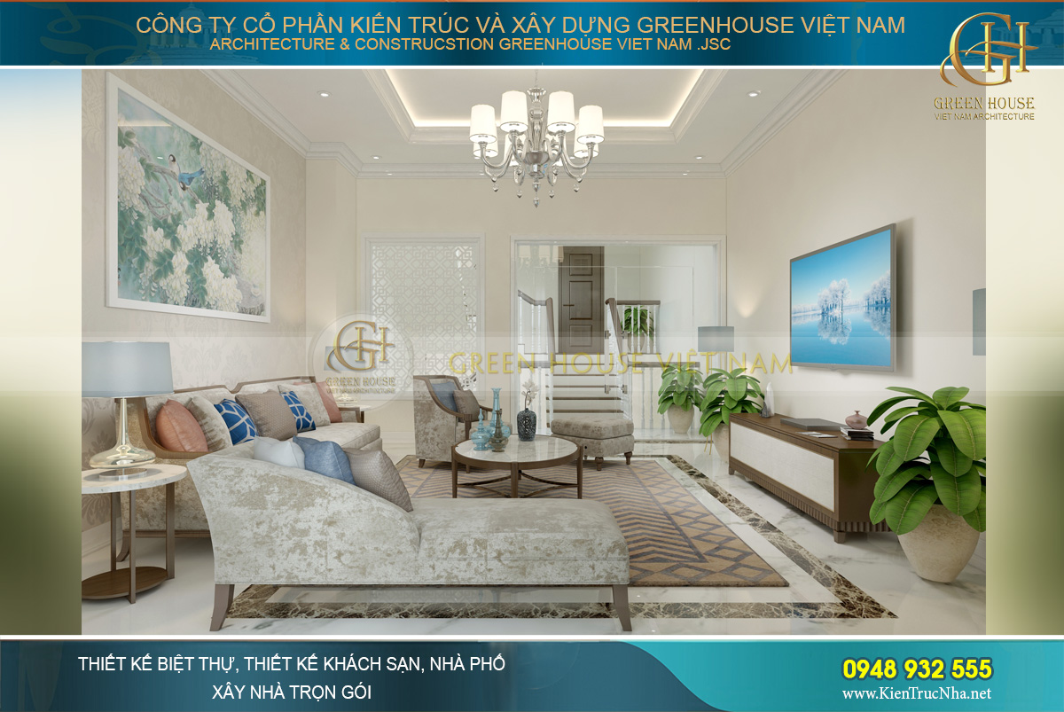 thiết kế nội thất nhà phố 4 tầng