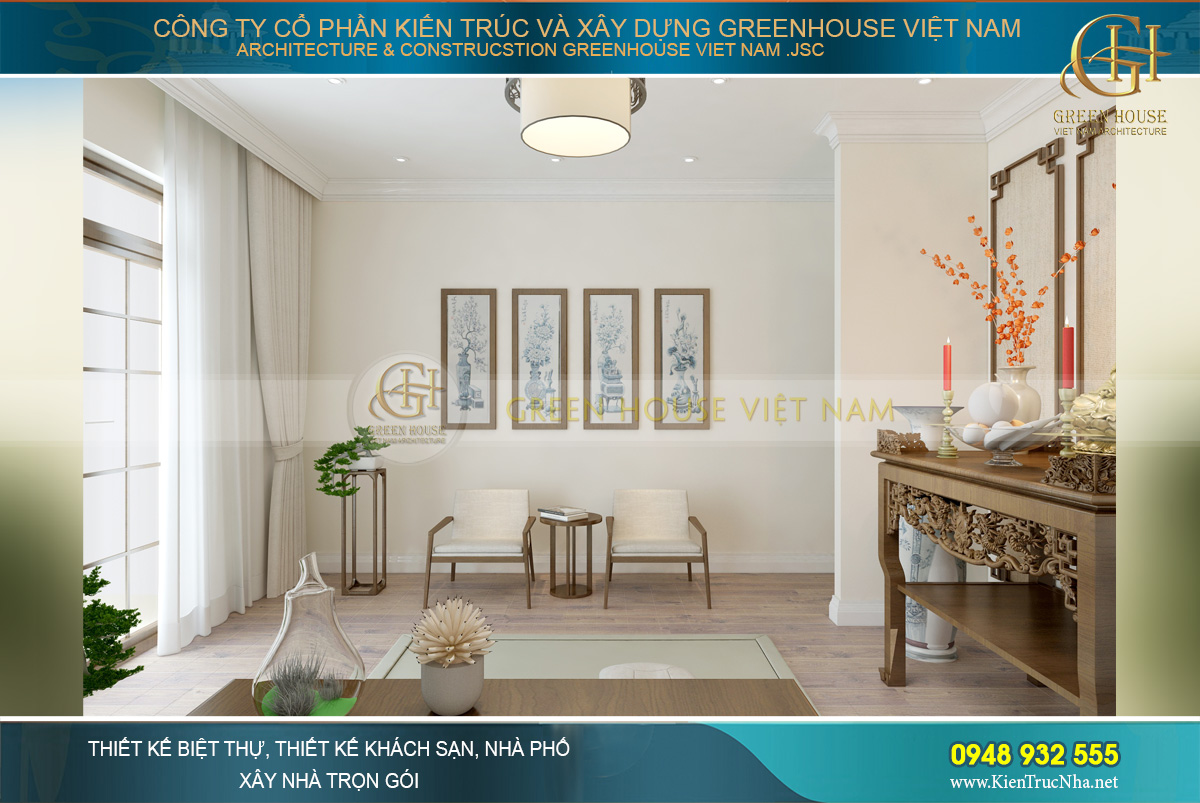 thiết kế nội thất nhà phố 4 tầng