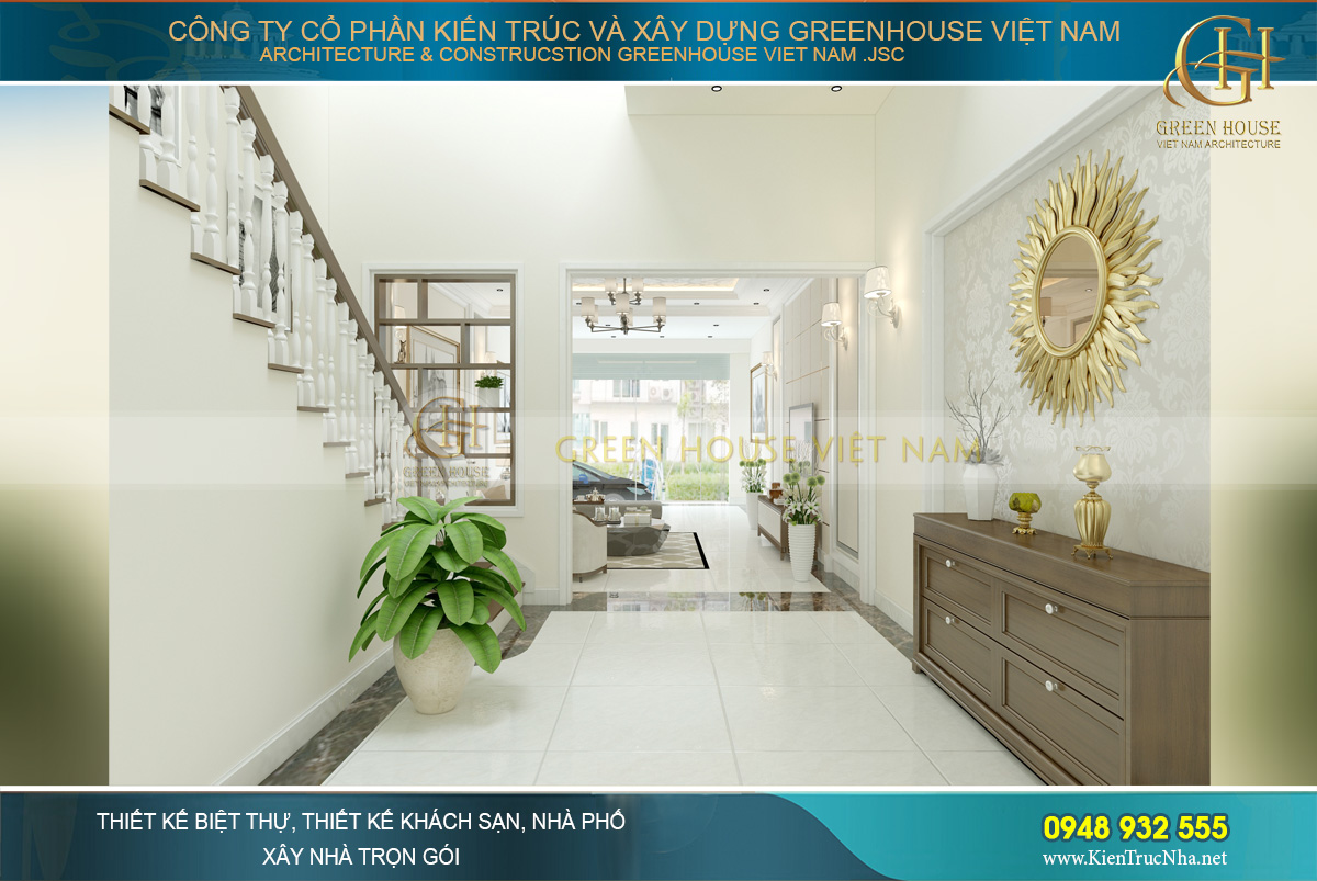 thiết kế nội thất nhà phố 4 tầng