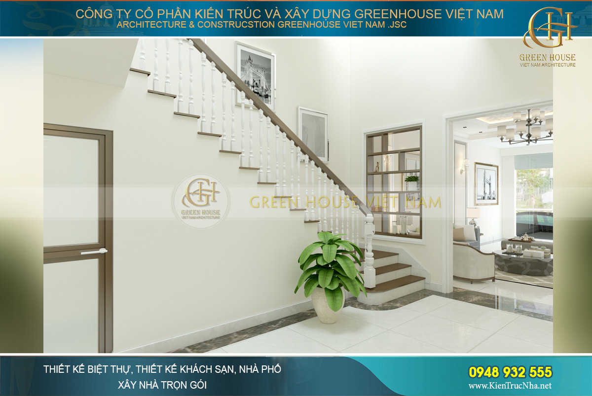 thiết kế nội thất nhà phố 4 tầng