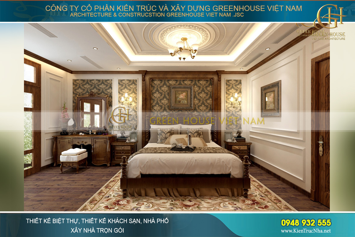 thiết kế nội thất tân cổ điển cho nhà phố tại Hà Nội