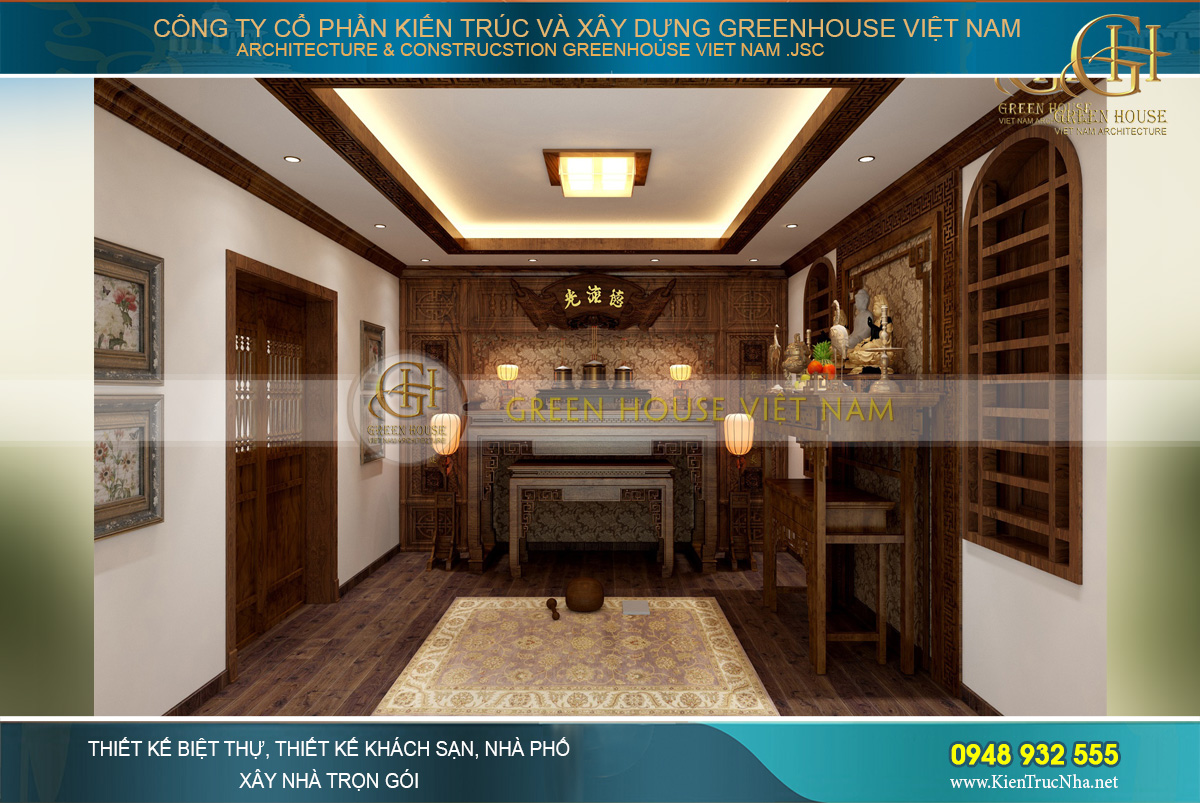 thiết kế nội thất tân cổ điển cho nhà phố tại Hà Nội