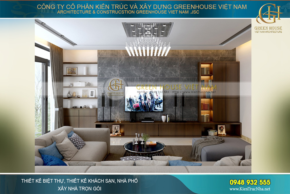 thiết kế nội thất nhà phố hiện đại tại Hà Nội