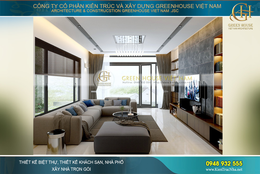 thiết kế nội thất nhà phố hiện đại tại Hà Nội