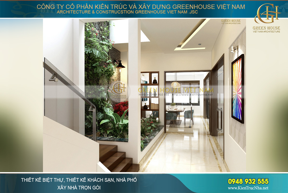thiết kế nội thất nhà phố hiện đại tại Hà Nội