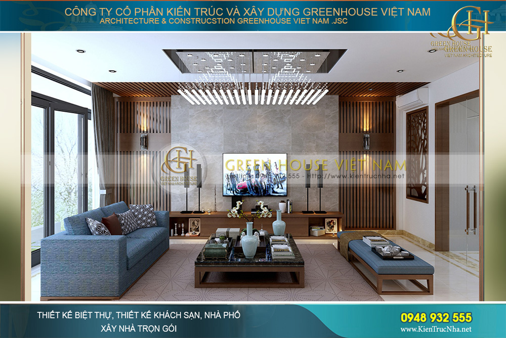 thiết kế nội thất nhà phố hiện đại tại Hà Nội