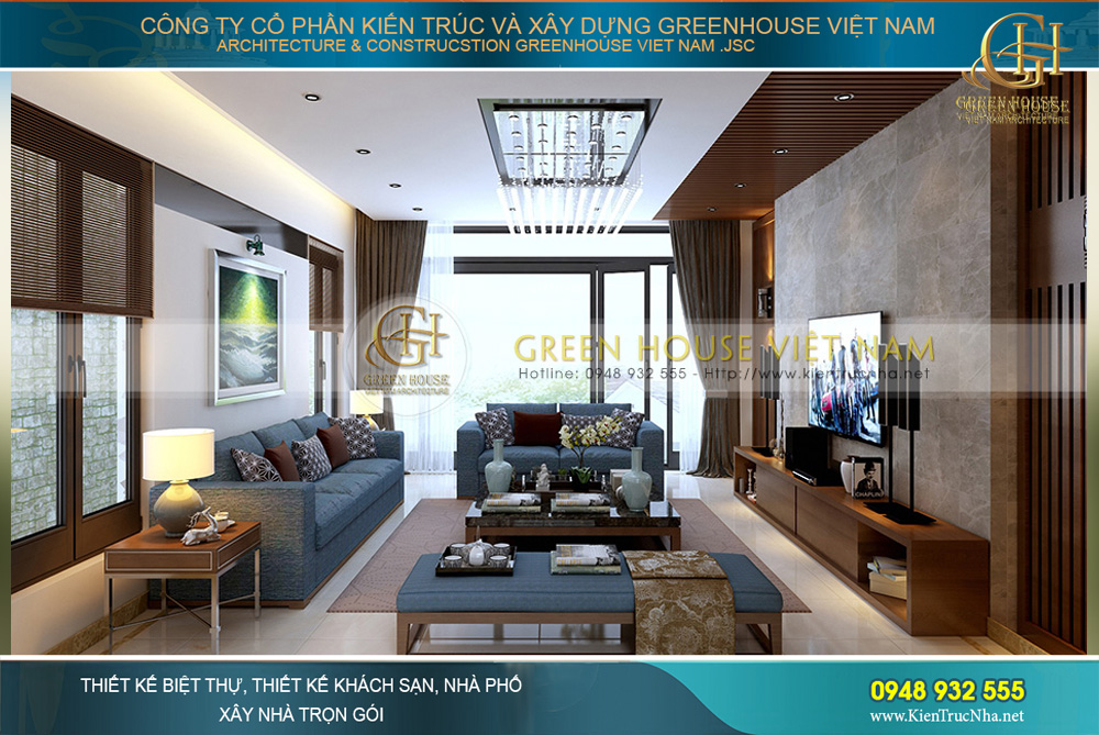 thiết kế nội thất nhà phố hiện đại tại Hà Nội