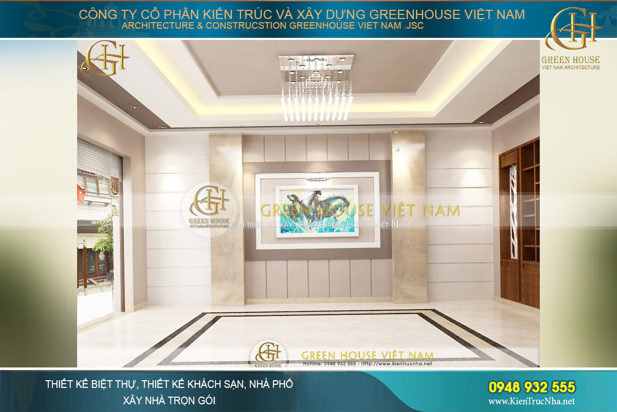 thiết kế nội thất nhà phố hiện đại tại hà nội