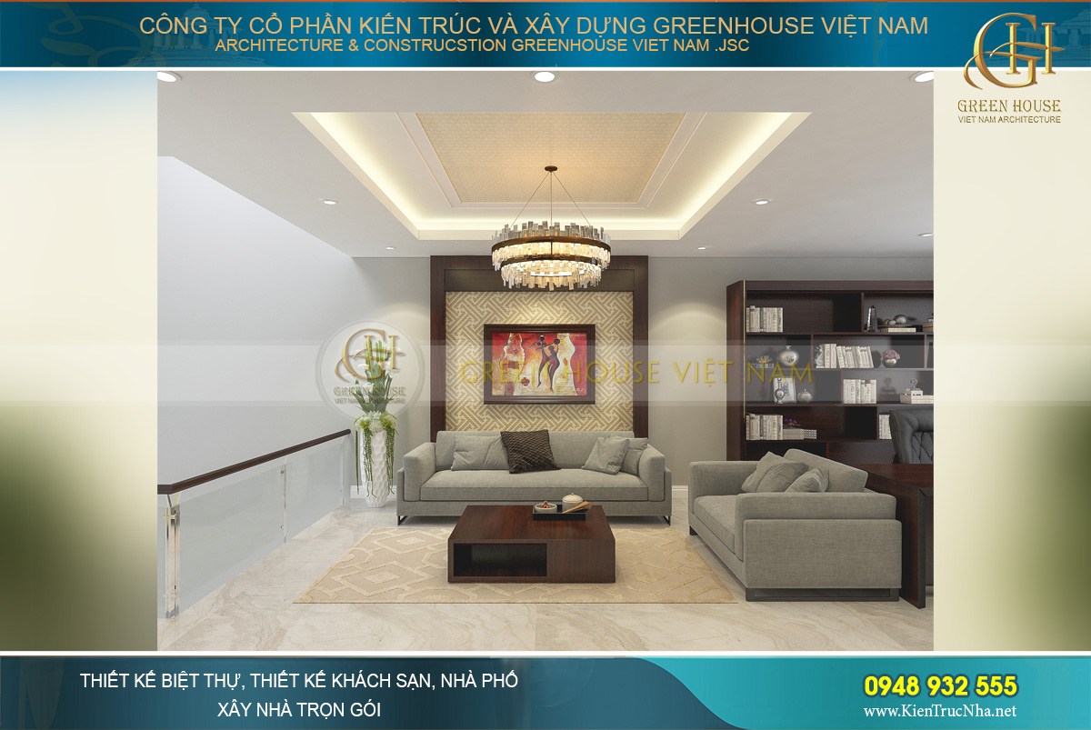 thiết kế nội thất nhà phố hiện đại tại bắc giang