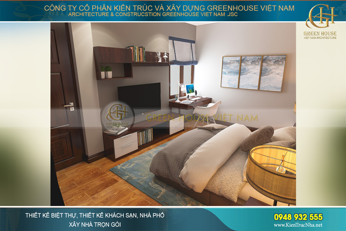 thiết kế nội thất nhà phố hiện đại tại bắc giang
