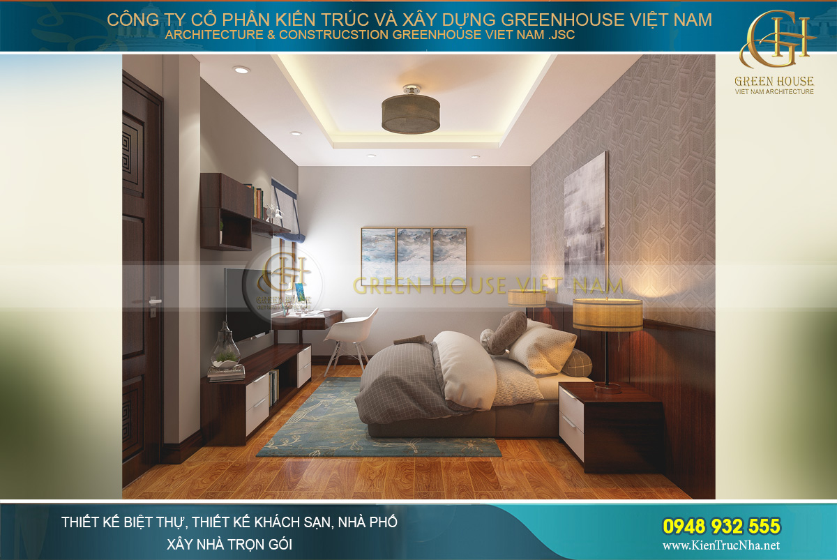 thiết kế nội thất nhà phố hiện đại tại bắc giang