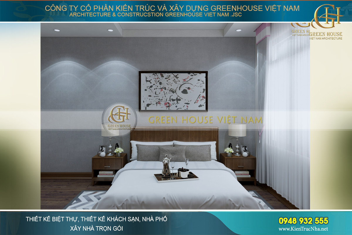 thiết kế nội thất nhà phố hiện đại 3 tầng tại hà nội