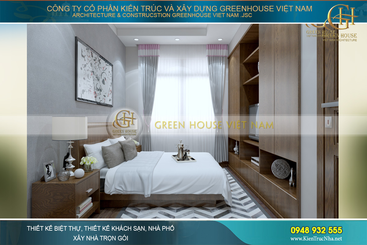 thiết kế nội thất nhà phố hiện đại 3 tầng tại hà nội
