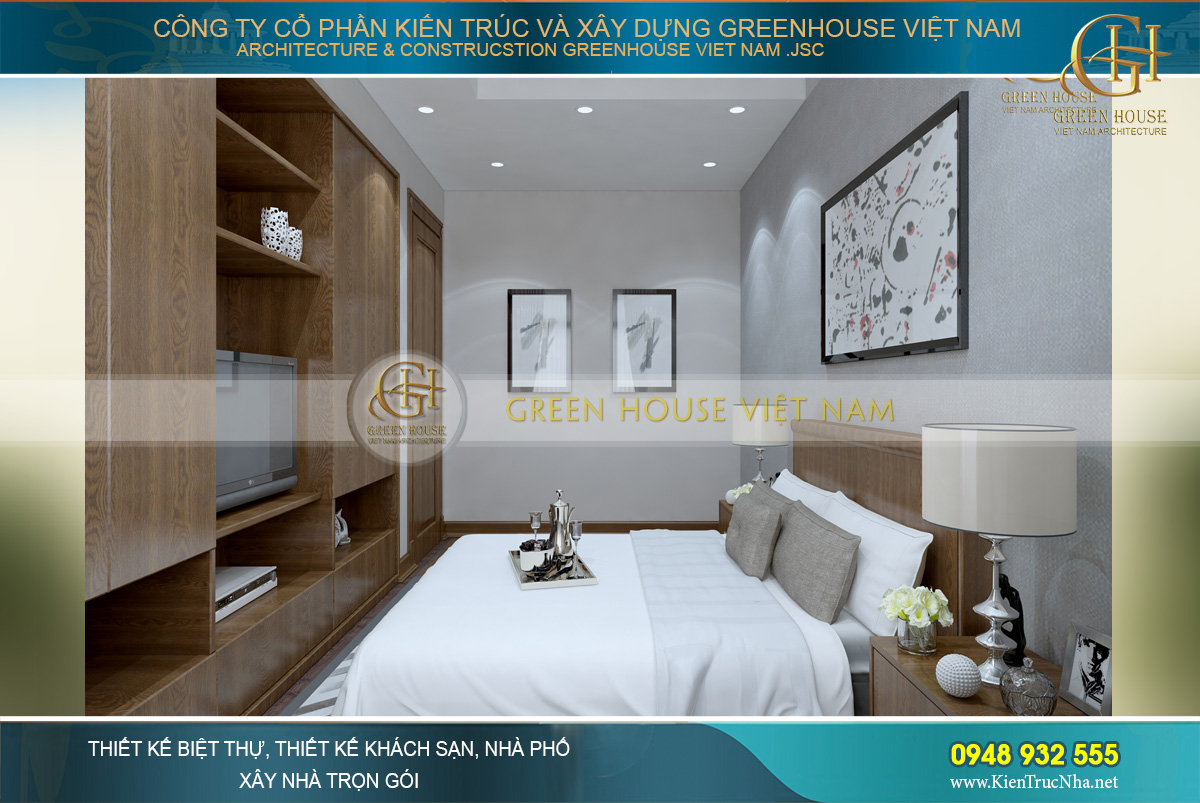 thiết kế nội thất nhà phố hiện đại 3 tầng tại hà nội