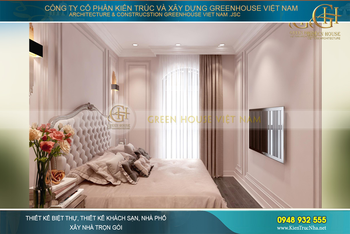 thiết kế nội thất biệt thự tân cổ điển hải phòng