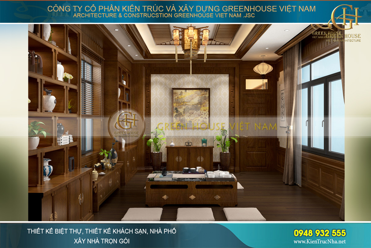 thiết kế nội thất biệt thự tân cổ điển đẹp