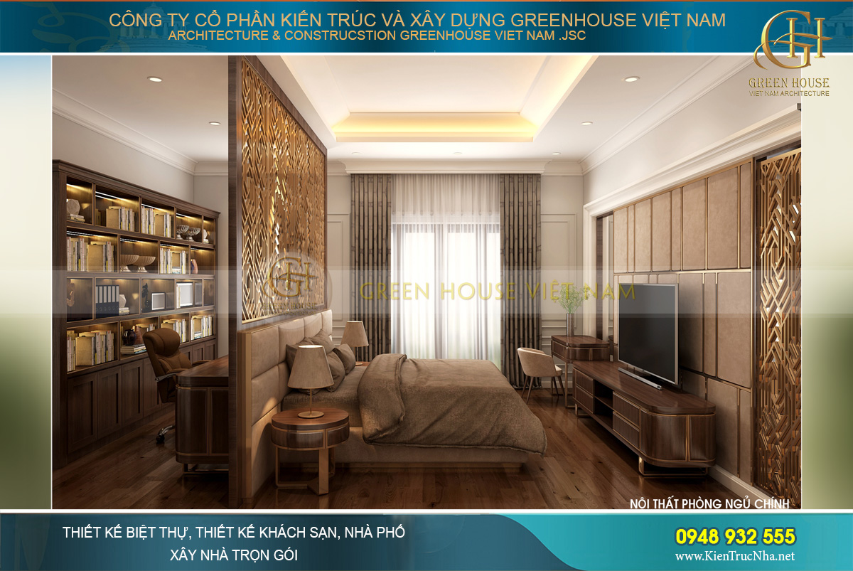 thiết kế nội thất biệt thự tân cổ điển