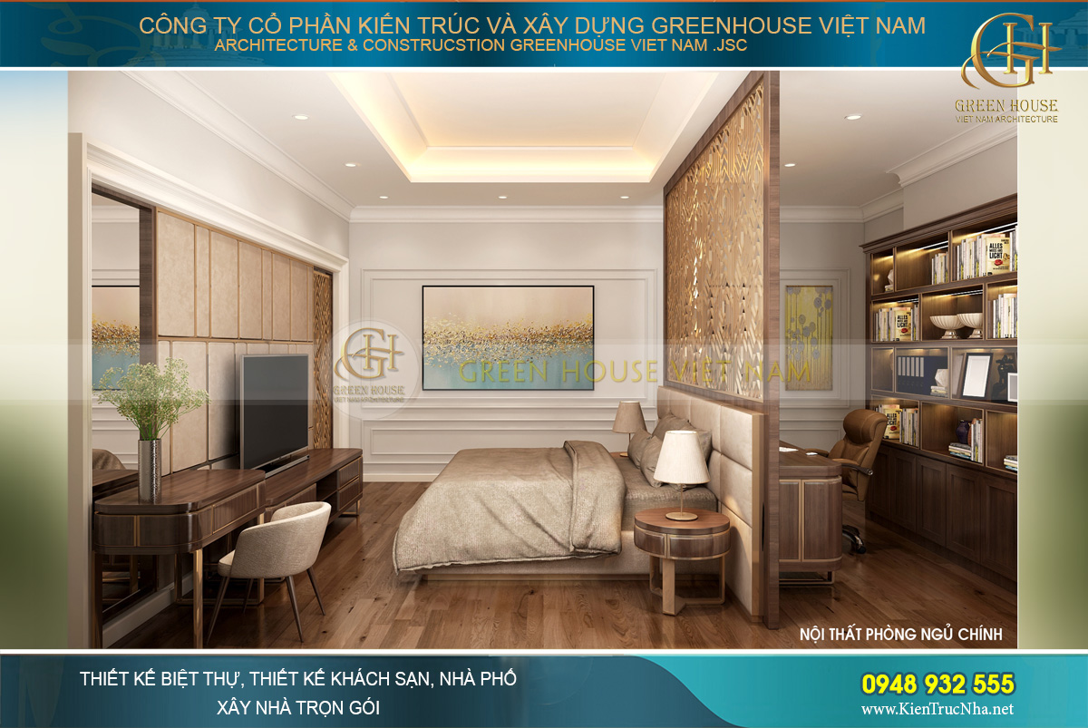 thiết kế nội thất biệt thự tân cổ điển