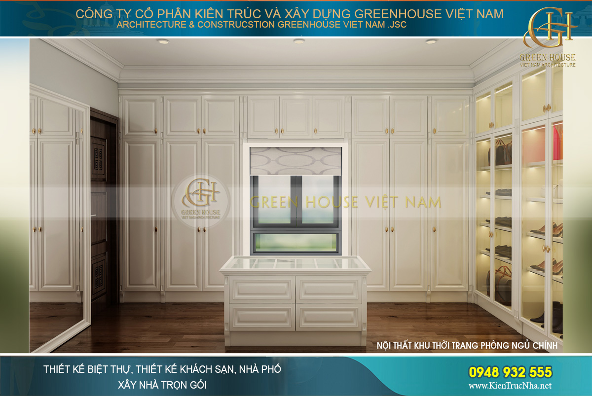 thiết kế nội thất biệt thự tân cổ điển