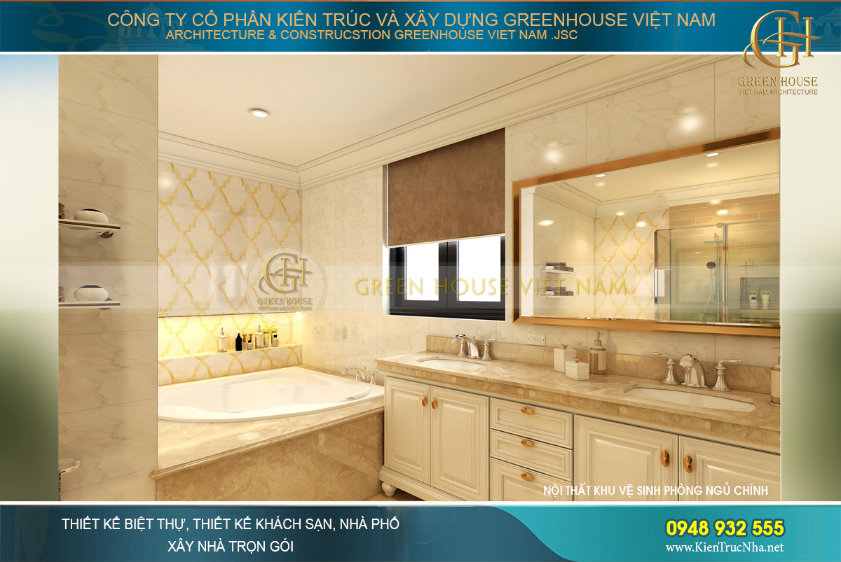 thiết kế nội thất biệt thự tân cổ điển
