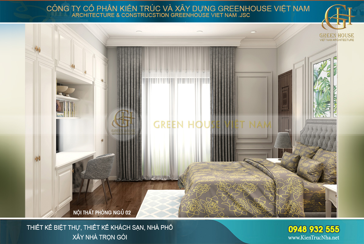 thiết kế nội thất biệt thự tân cổ điển