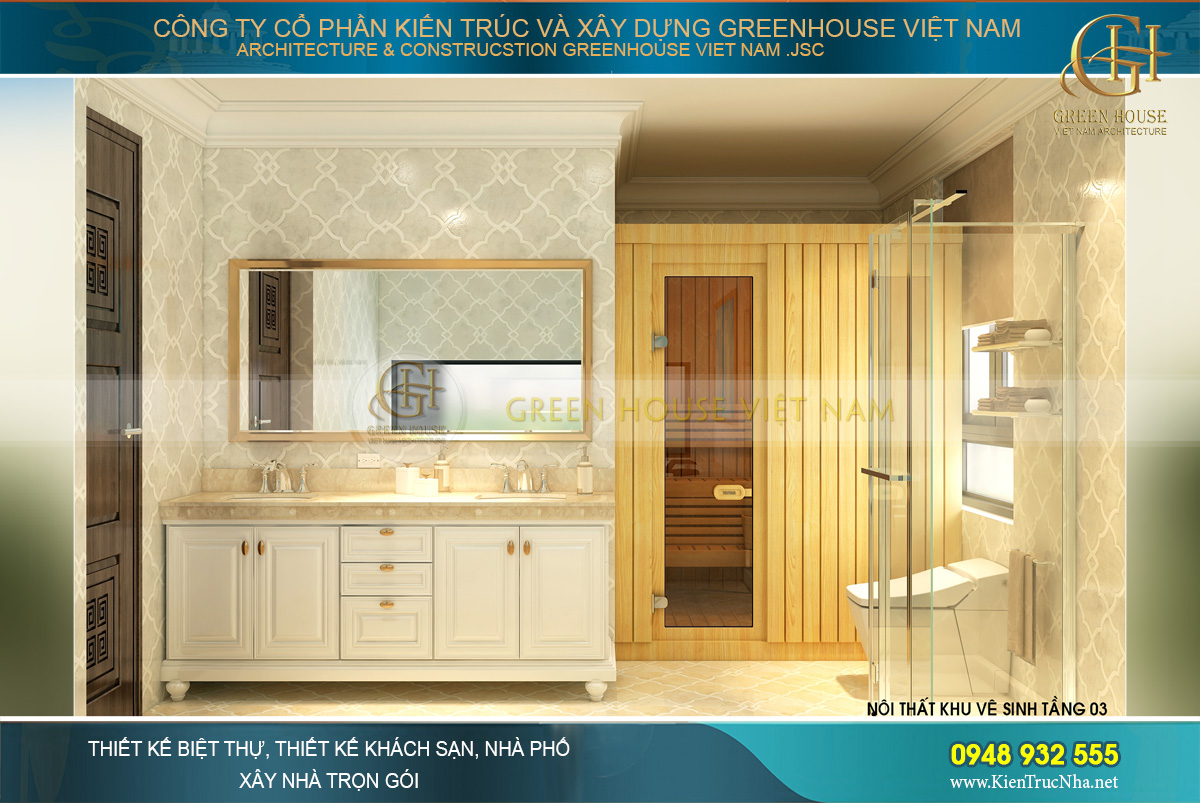 thiết kế nội thất biệt thự tân cổ điển