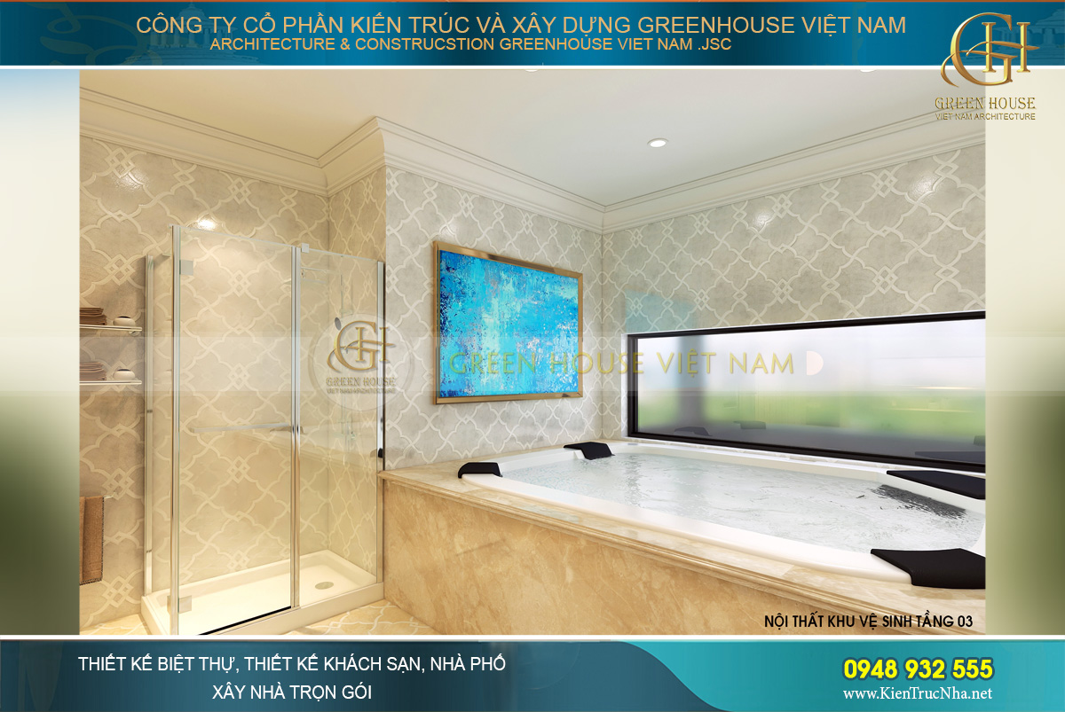 thiết kế nội thất biệt thự tân cổ điển