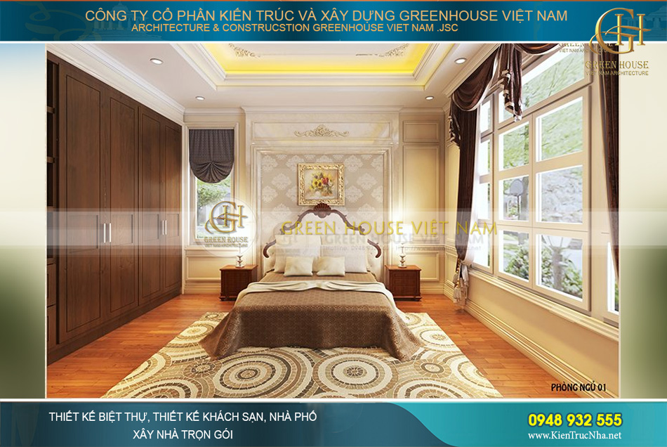 thiết kế nội thất biệt thự tân cổ điển