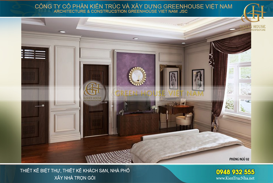 thiết kế nội thất biệt thự tân cổ điển