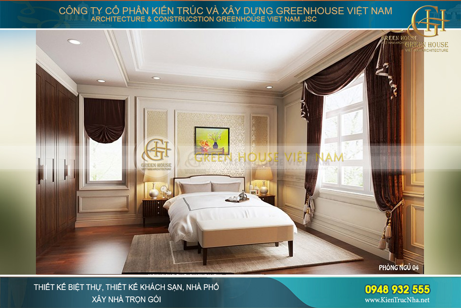 thiết kế nội thất biệt thự tân cổ điển
