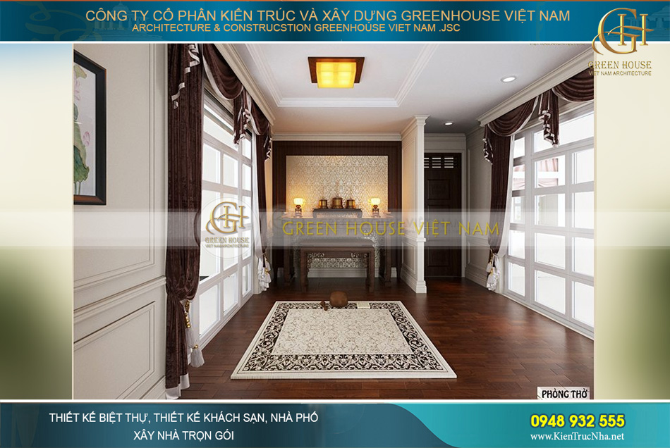 thiết kế nội thất biệt thự tân cổ điển
