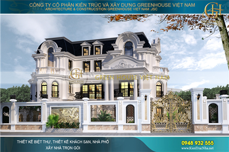 Những mẫu biệt thự 3 tầng 1 tum kiến trúc độc đáo, mới lạ