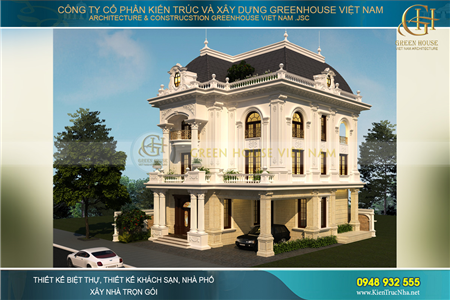 Các mẫu thiết kế biệt thự 1,2,3 tầng đẹp được yêu thích tại Bắc Giang