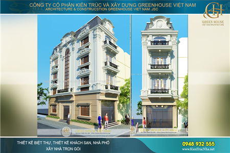 Đẹp ngỡ ngàng những mẫu thiết kế nhà phố tân cổ điển sang trọng nhất năm 2018
