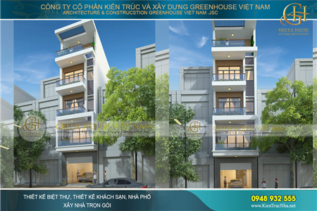 Chia sẻ công trình nhà phố 5 tầng ấn tượng tại Bắc Giang